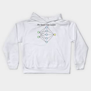 Neural Network Machine Learning Kids Hoodie